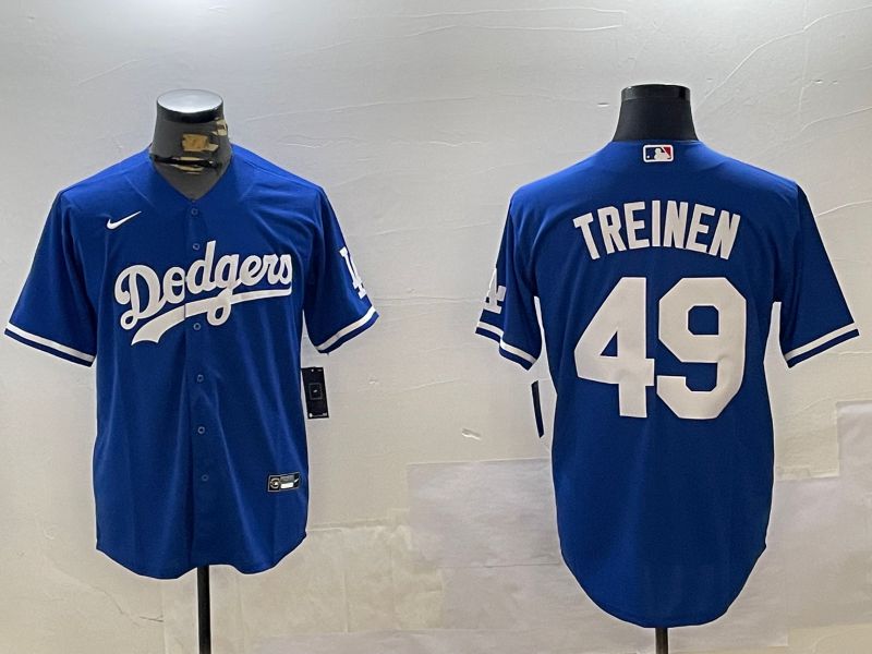 Men Los Angeles Dodgers 49 Treinen Blue Game 2024 Nike MLB Jersey style 22